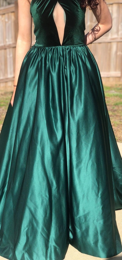 Emerald Green ballgown